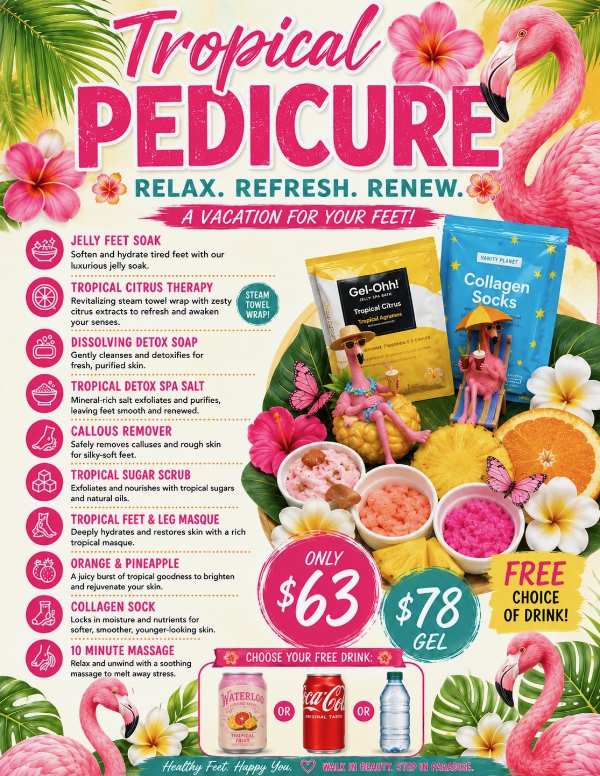 Tropical Pedicure